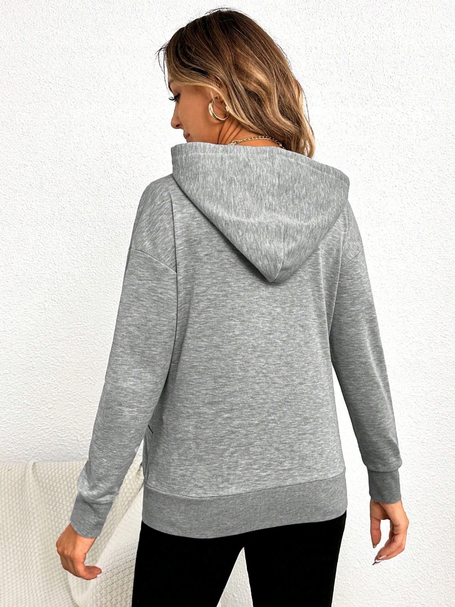 SHEIN MATERNITY BLUZA SZARA Z KAPTUREM M 529 Marka Shein