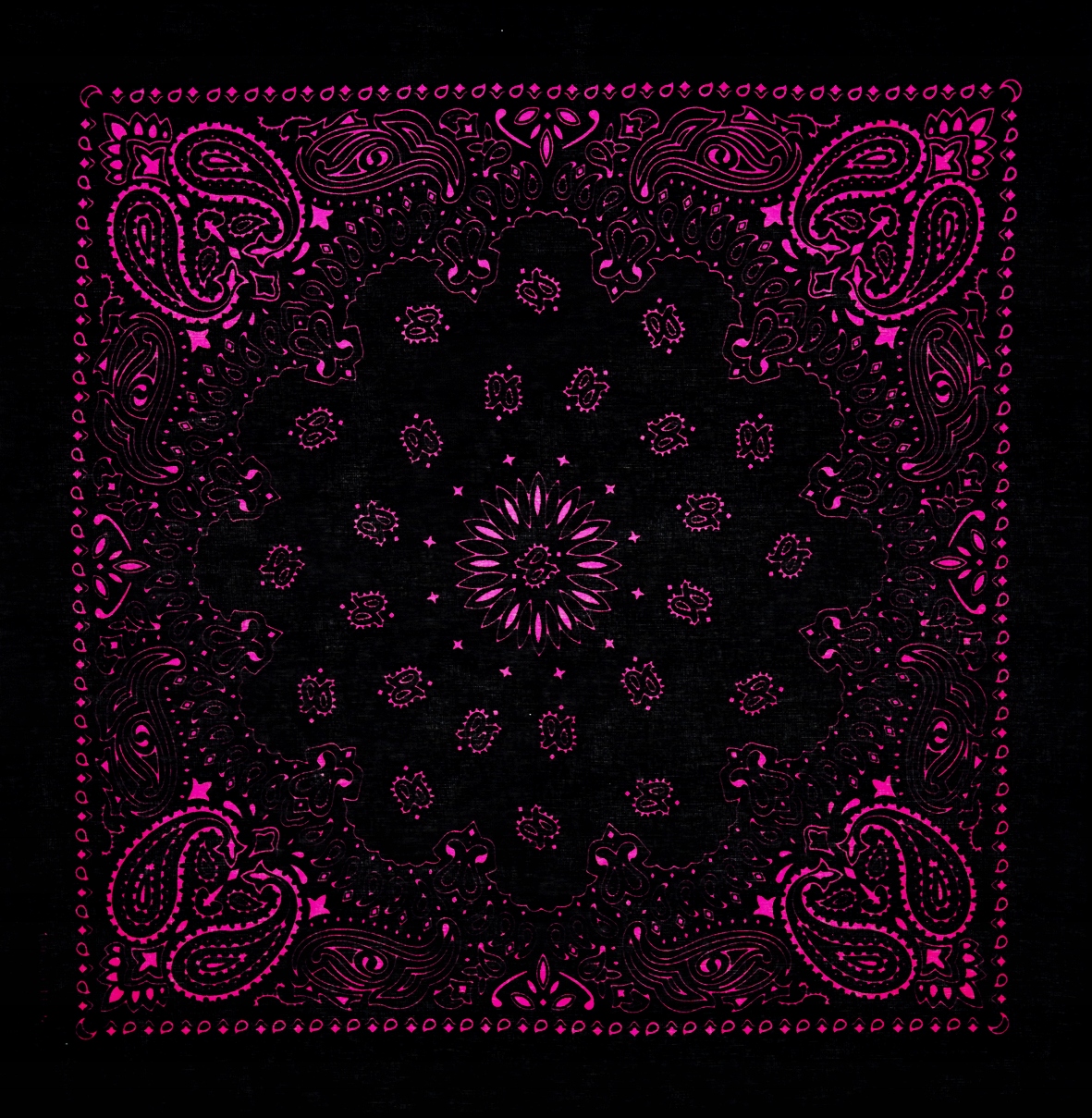 

Bandana bandama czarna bandamka chusta paisley