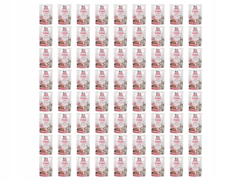 Karma dla psa Brit Care Puppy Mini Jagnięcina 72 x 85 g