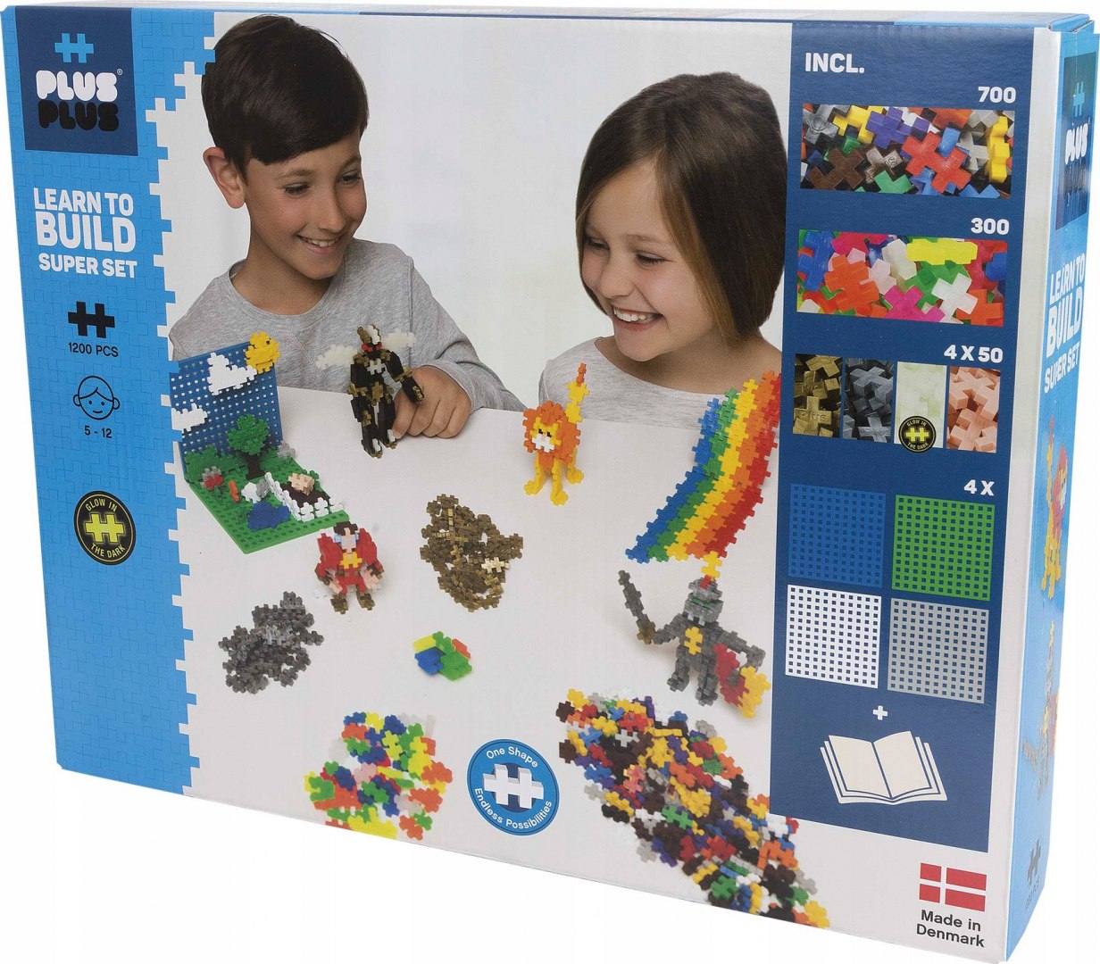 

Klocki Plus Plus Mini Basic Mix 1200 elementów