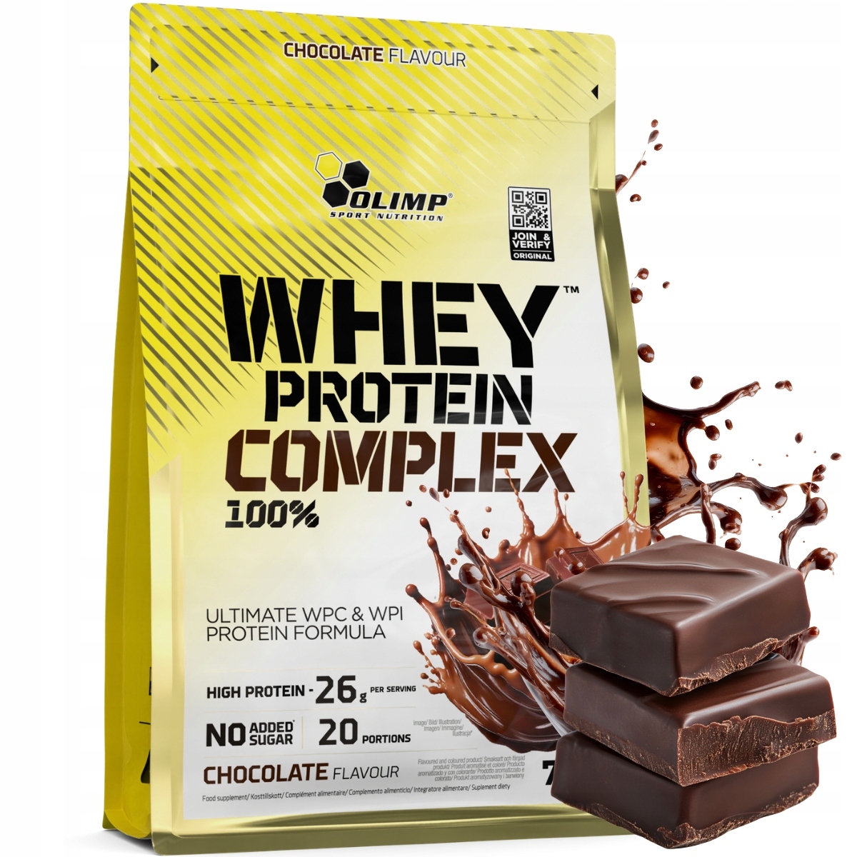 Olimp Whey Protein Complex 700g Protein Wpc Wpi Čokoládový