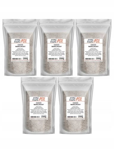 Levně Vanilínový Cukr 5 kg Aromatický pro pečivo a dezerty, kvalita Kol-Pol