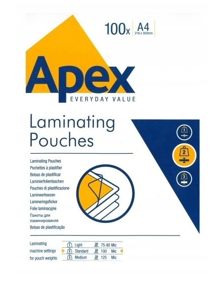 Folia laminacyjna A4 100mic. APEX