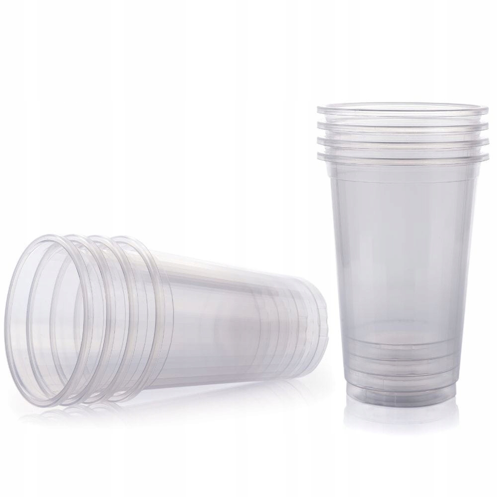 

Jednorazowe kubki kubeczki plastikowe 24szt 230ml