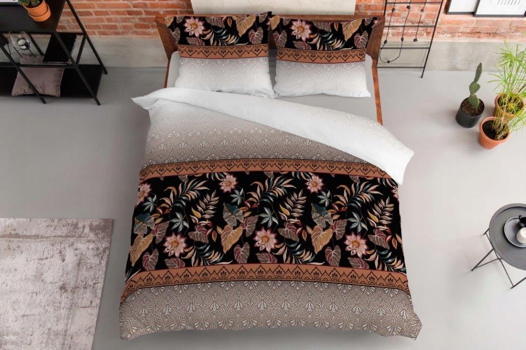 

Pościel premium 160x200 bawełna kwiaty