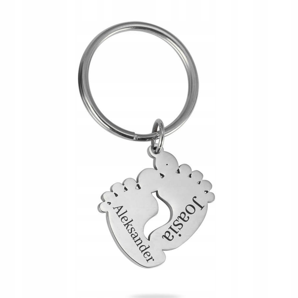 

Brelok Stópki Stal Na Dzień Ojca Dla Taty Grawer