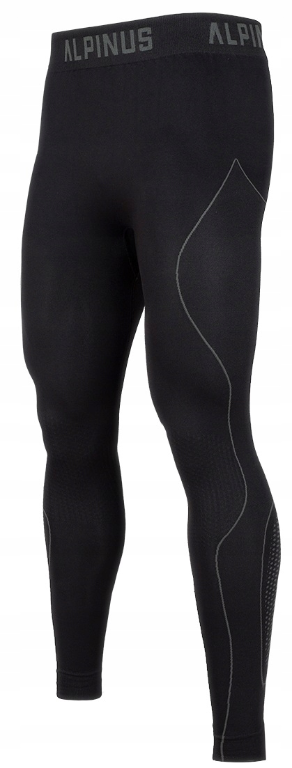 Pánské termoaktivní kalhoty Alpinus Active Base Layer Černé XXL
