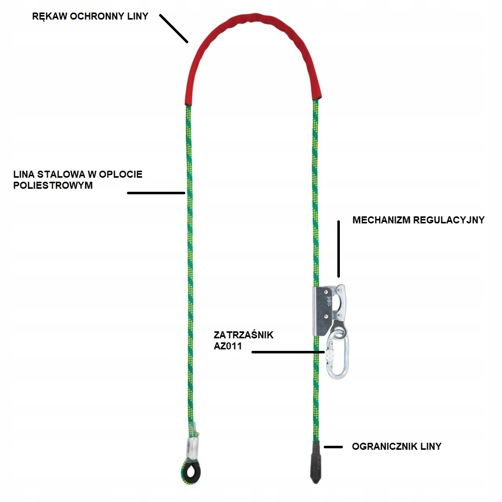 Prot 40 Lonž pro práci v opěrce Protekt 4 m