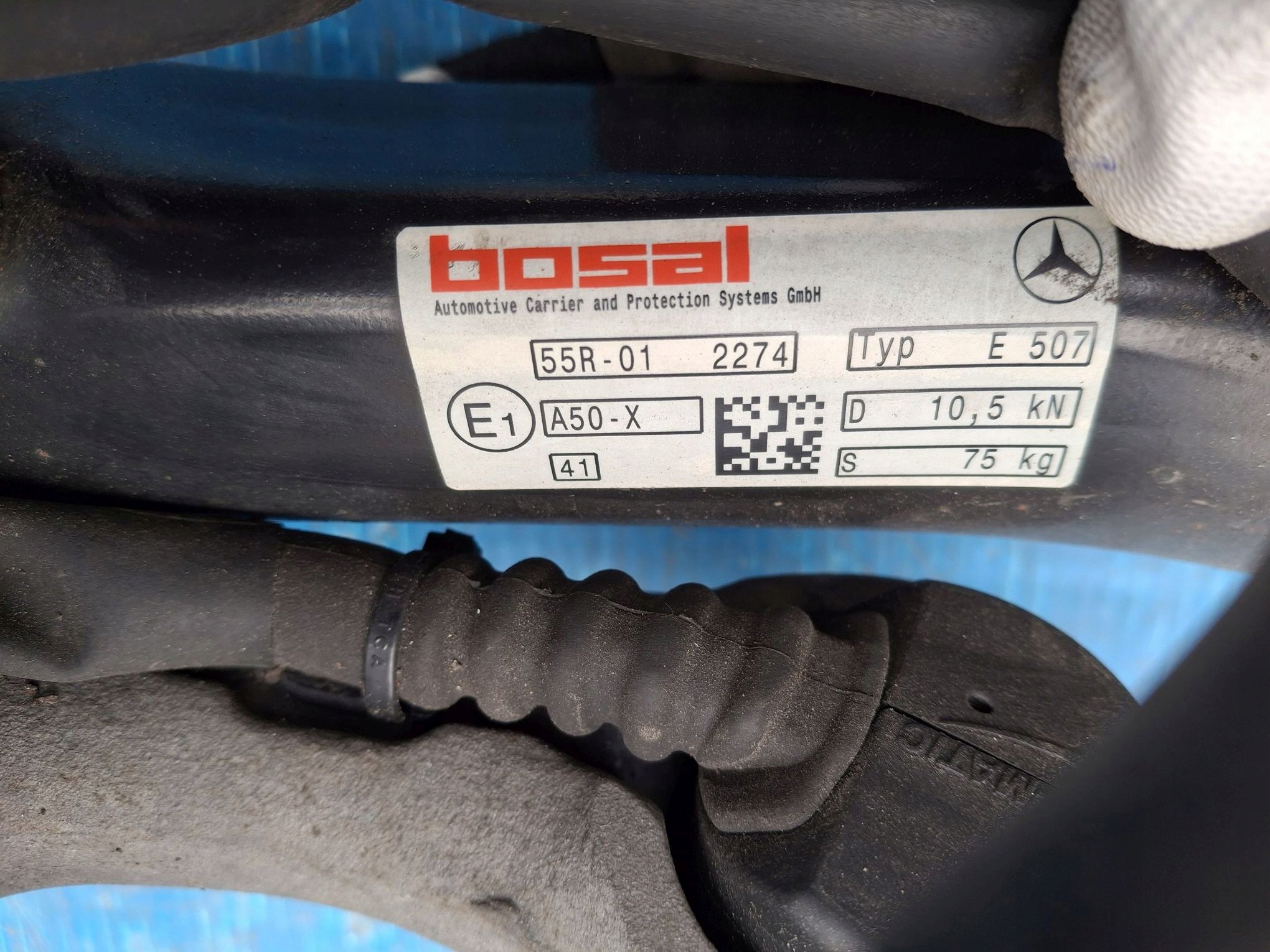 Kugelkopf elektrisch MERCEDES C-KLASA W205 2014R->