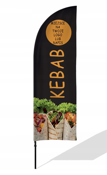 Winder Husar 350 flaga reklamowa KEBAB -Twój napis nazwa logo #8