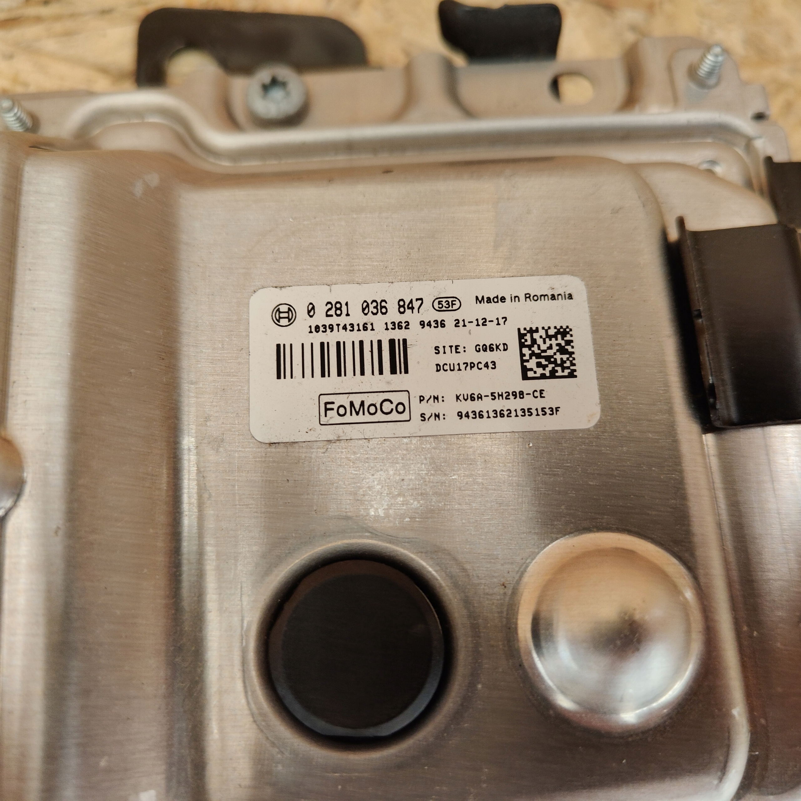 module ADBLUE FORD CUSTOM MK8 LIFT 0281036847