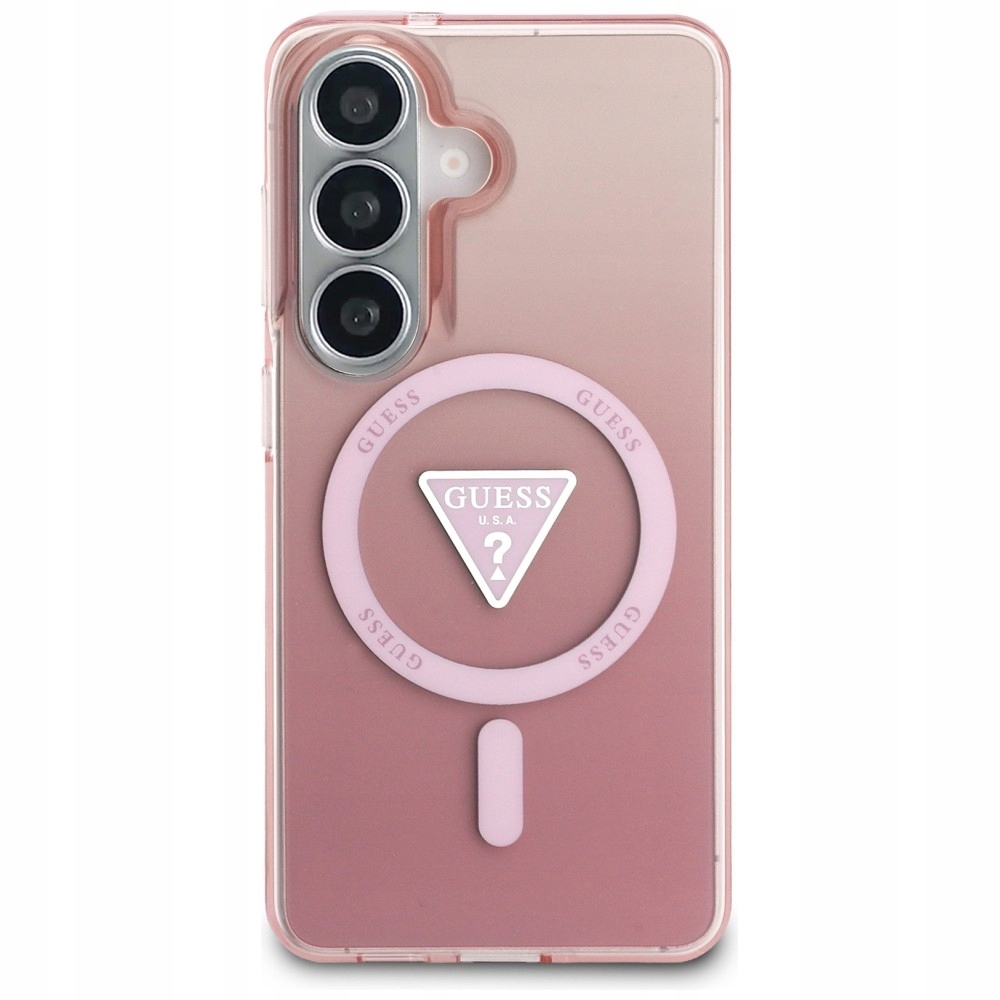 Pouzdro Guess pro Galaxy S26 5G, obal MagSafe, silikon, zadní krytka