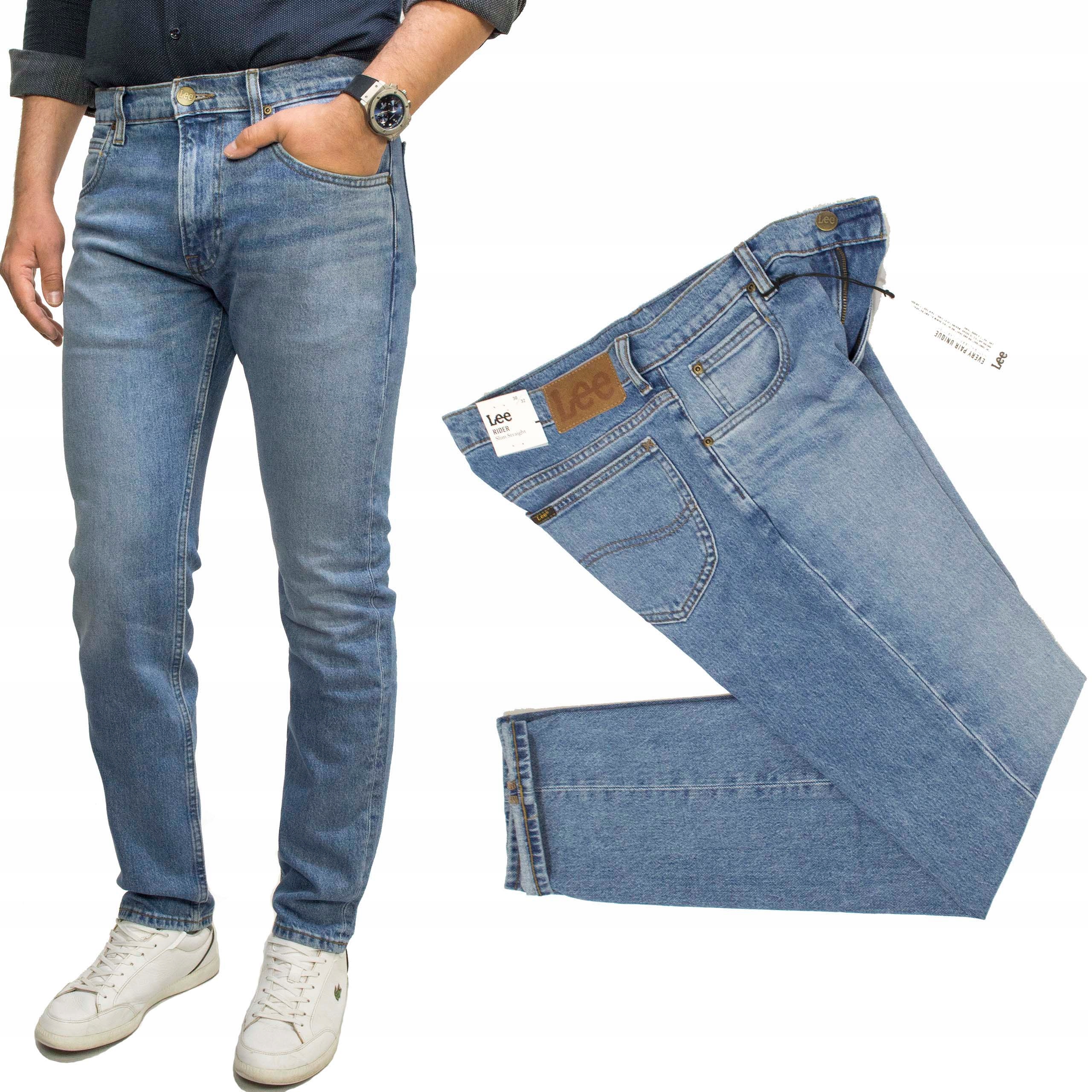 Lee Rider Downtown pánské džíny Slim Fit džíny W34 L34