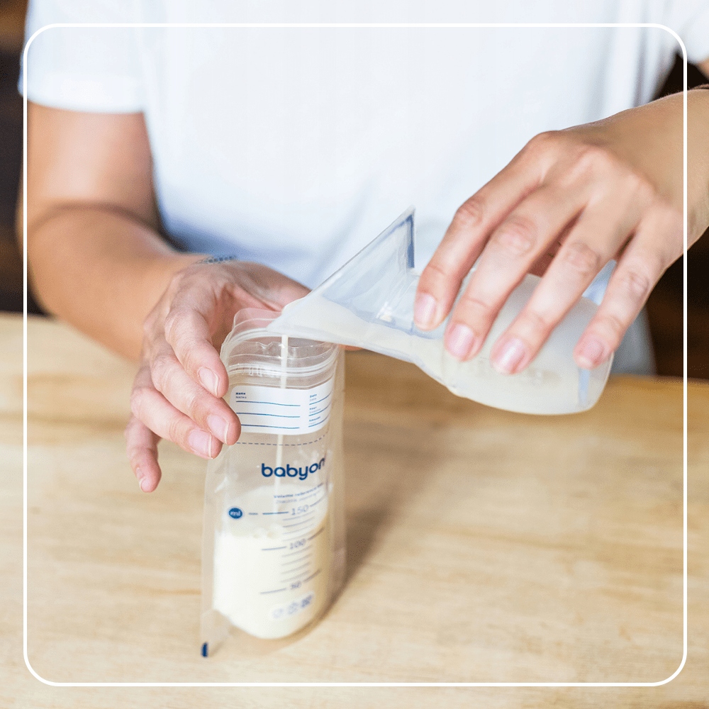 ODCIĄGACZ POKARMU SILIKONOWY KOLEKTOR MLEKA 90 ml Marka Babyono