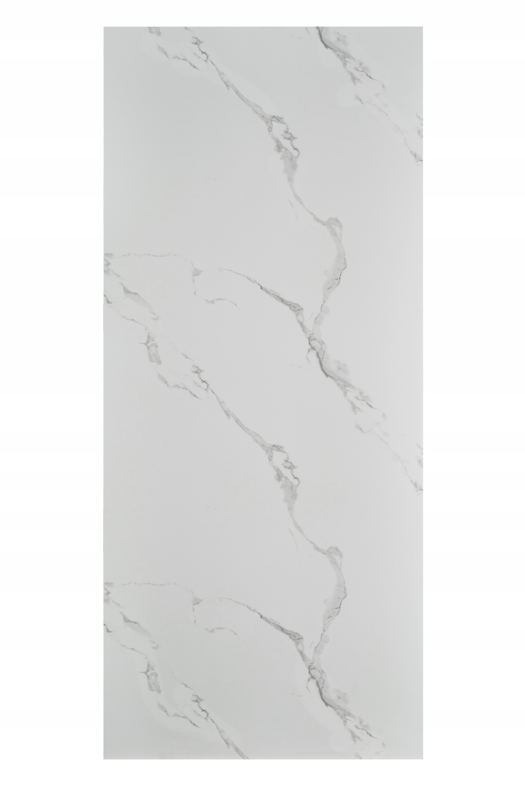 Płyta ścienna węglowa PCV WPC panel ścienny 280x122 cm Biały Marmur Mat