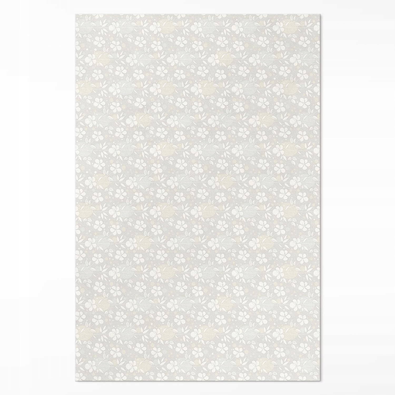 Vinylový koberec s grafikou Jemná poľná lúka drobné kvety boho 100 x 150 cm