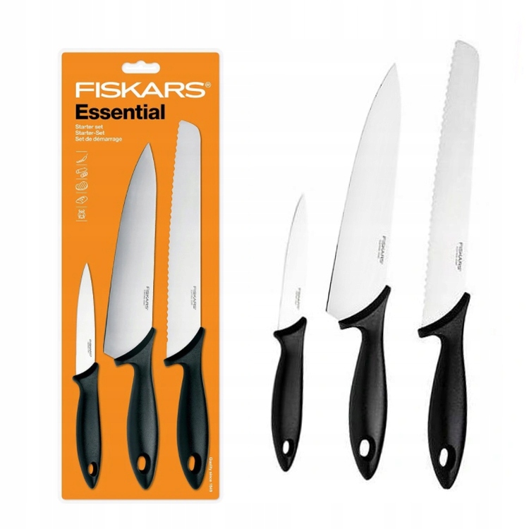 

Zestaw 3 noży Fiskars Noże Kuchenne