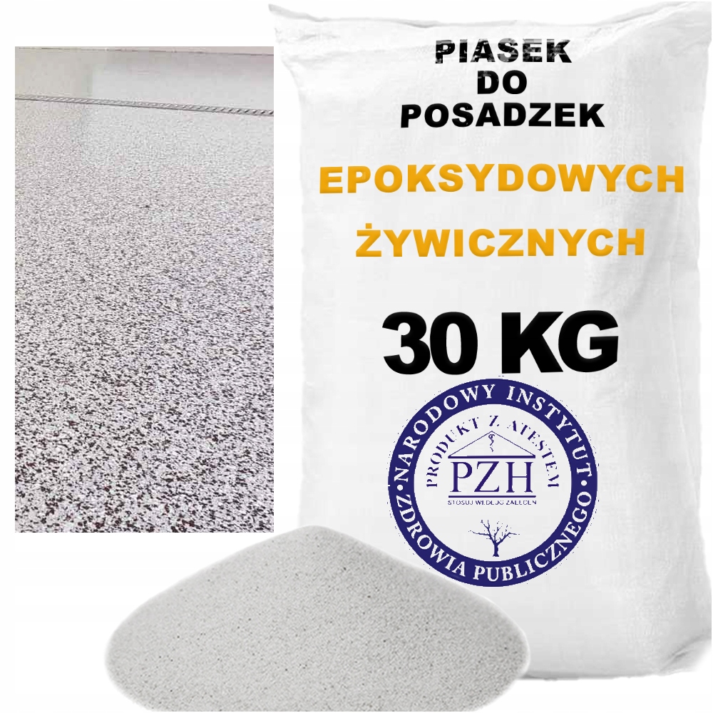 

Suchy piasek kwarcowy do posadzek żywicznych 30 Kg