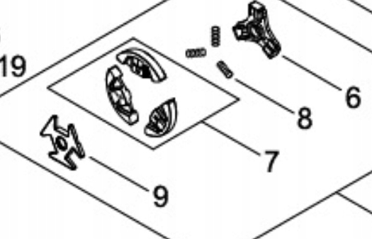 Spojka jednotka pro řezačku betonu Echo CSG-7410ES A056-000850