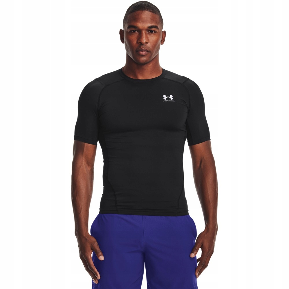 Under Armour HeatGear termo tričko, rashguard, shortsleeve Černá XL