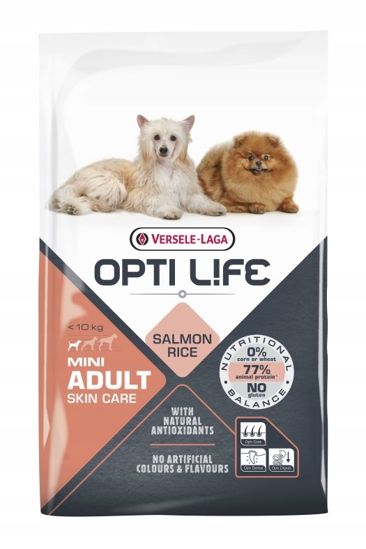 Levně Versele-Laga Opti Life Adult Skin Care Mini s lososem 7,5 kg