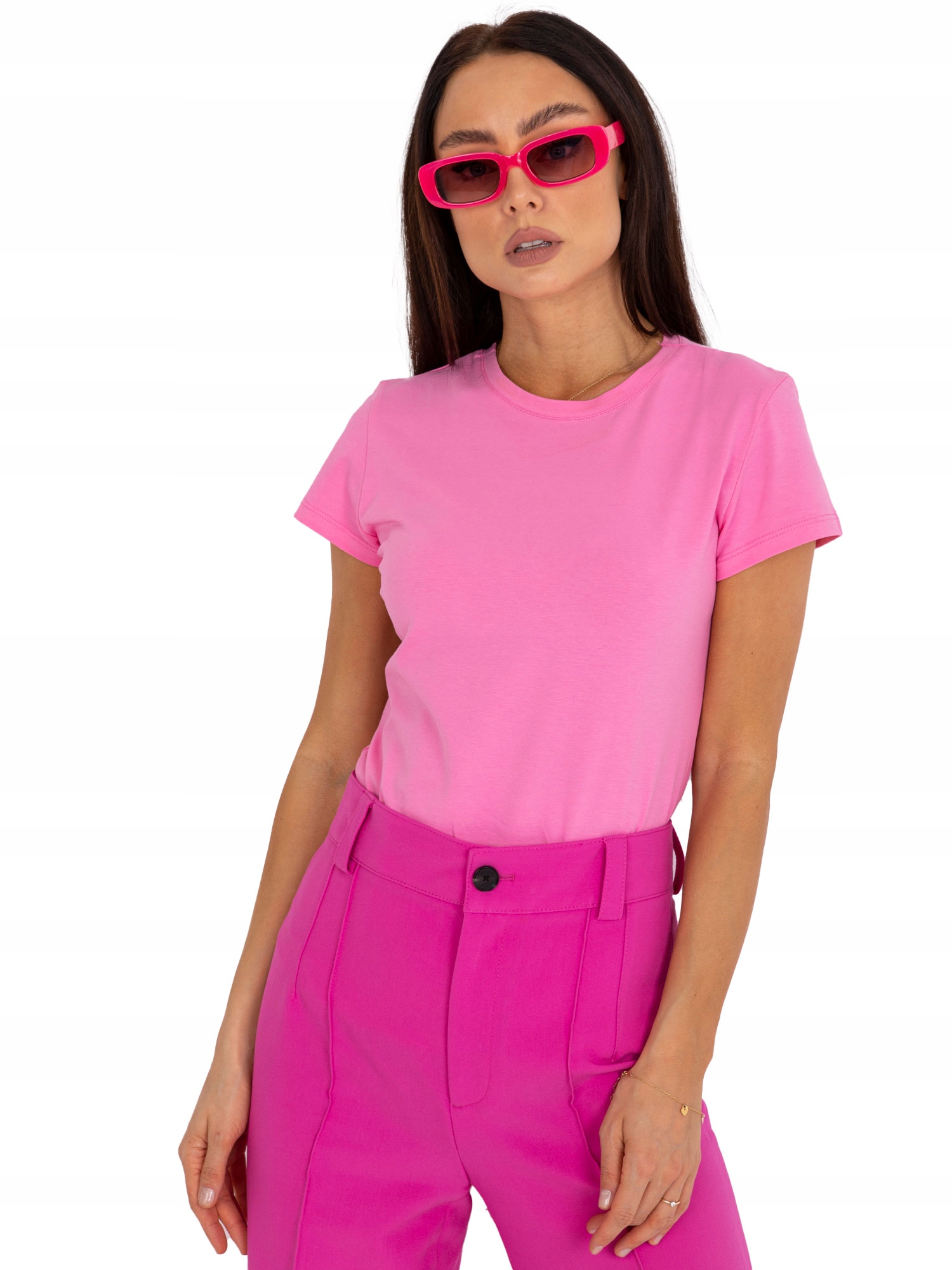 

Bawełniana Koszulka Damska T-Shirt Gładka XL