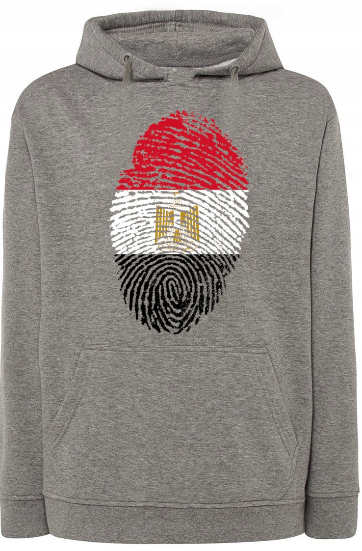 Egypt Vlajka Otisk Mikina S Kapucí r.XL