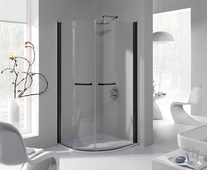 Kabina prysznicowa Prestige KP2/PRIII-90 półokrągła 900 x 900 x 1950 mm cza