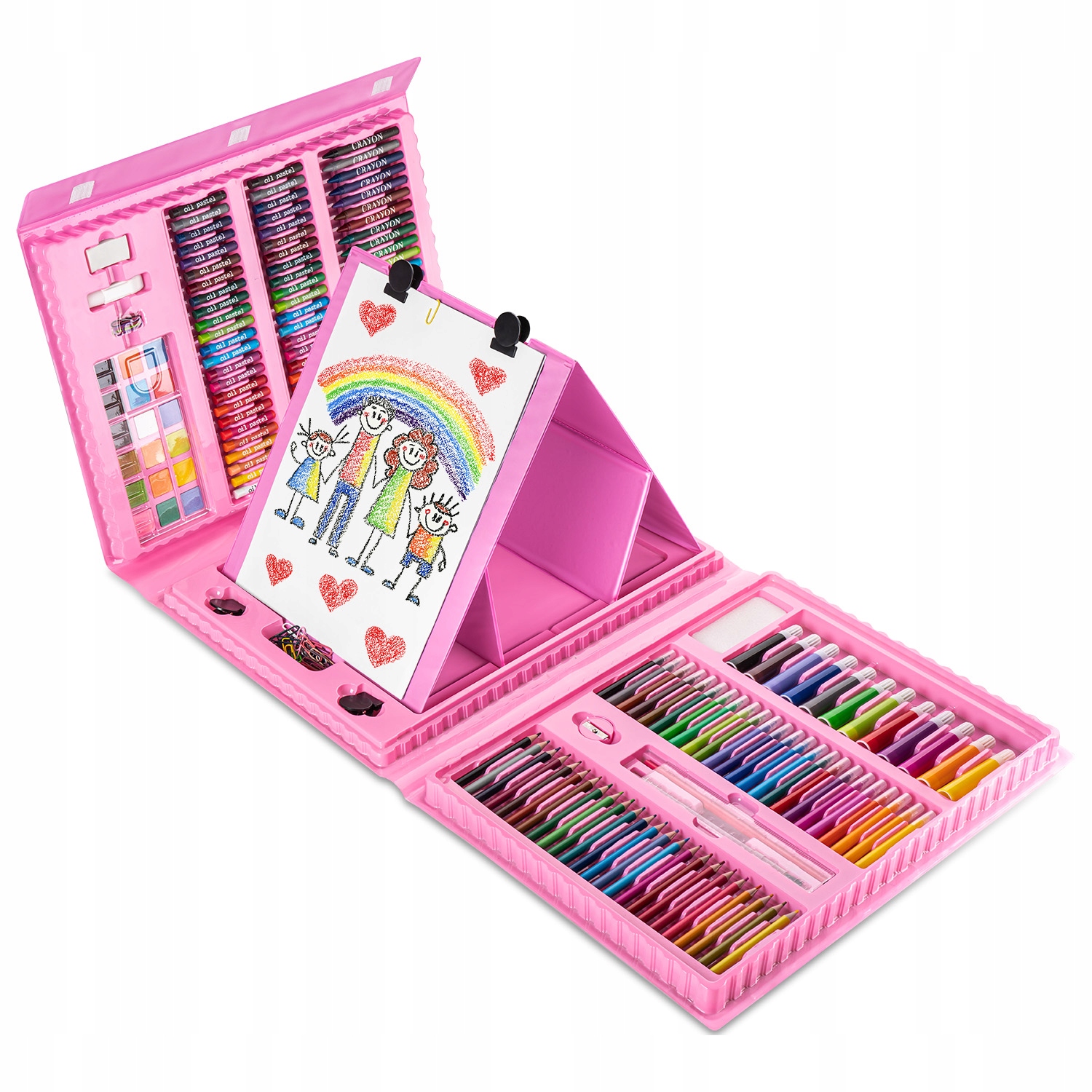 ZESTAW DO MALOWANIA DLA DZIECI DZIEWCZYNEK ARTYSTYCZNY PLASTYCZNY WALIZKA Stan opakowania oryginalne
