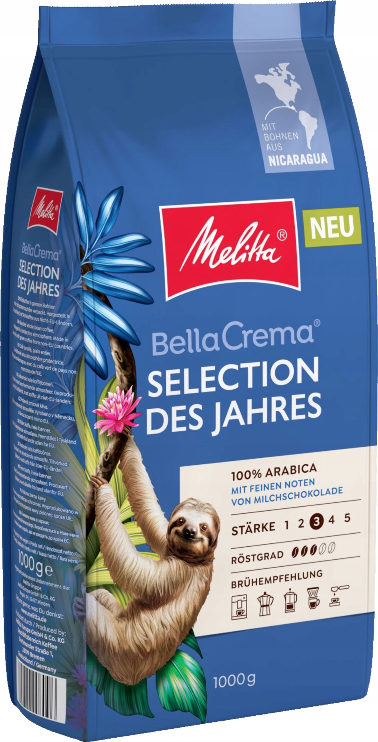 Levně Káva Melitta Selection Des Jahres 2025 Nicaragua 1 kg