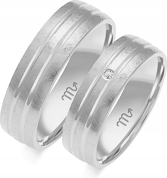 Zlatý snubní prsten pro novomanžele 14K 585 vel. 8 9 10, originální s gravírováním, módní