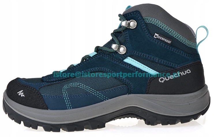 BUTY DAMSKIE TURYSTYCZNE TREKKINGOWE QUECHUA # 41 Rozmiar 41
