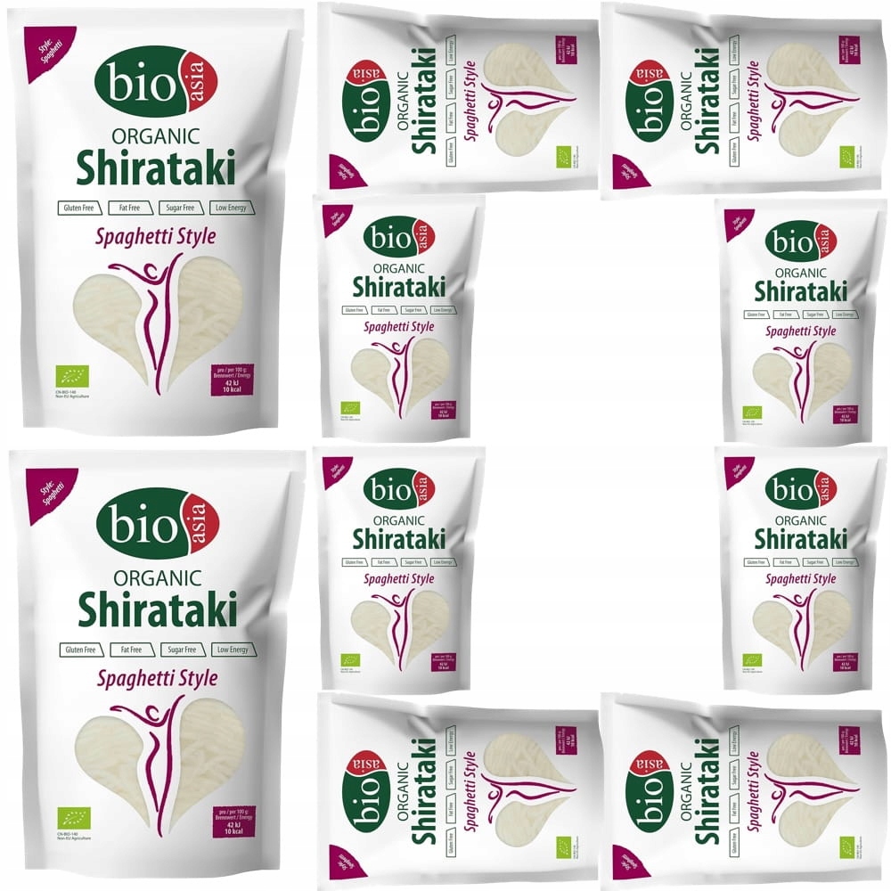 Levně 10 x Těstoviny bezlepkové Bio Shirataki Spaghetti Konjac bez kalorií 270 g