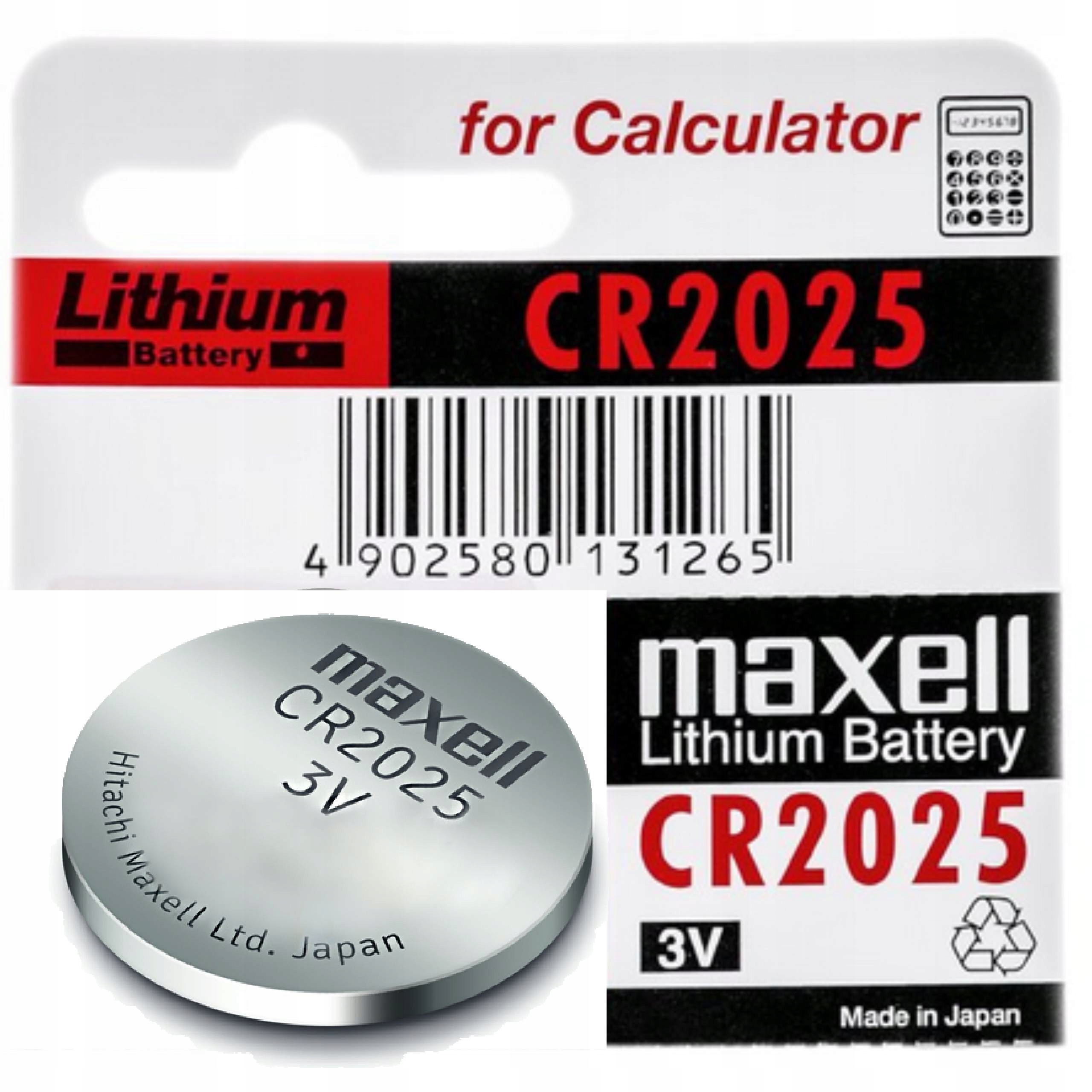 

1x Bateria Litowa Maxell Cr 2025 3V