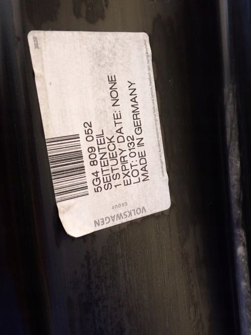 VW GOLF VII HB 5d fender right rear rear part
