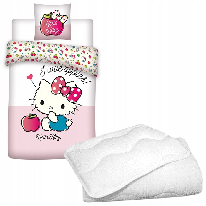

Kołdra Poduszka Pościel 100 X 135 CM Hello Kitty