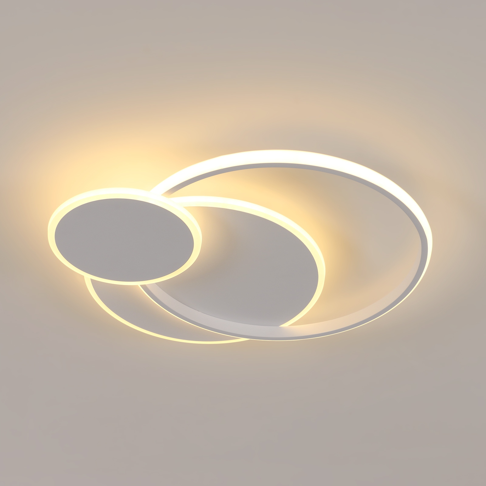 Led Stropné Svietidlo Plafón Biele Okrúhle s Diaľkovým Ovládaním Moderné 38W