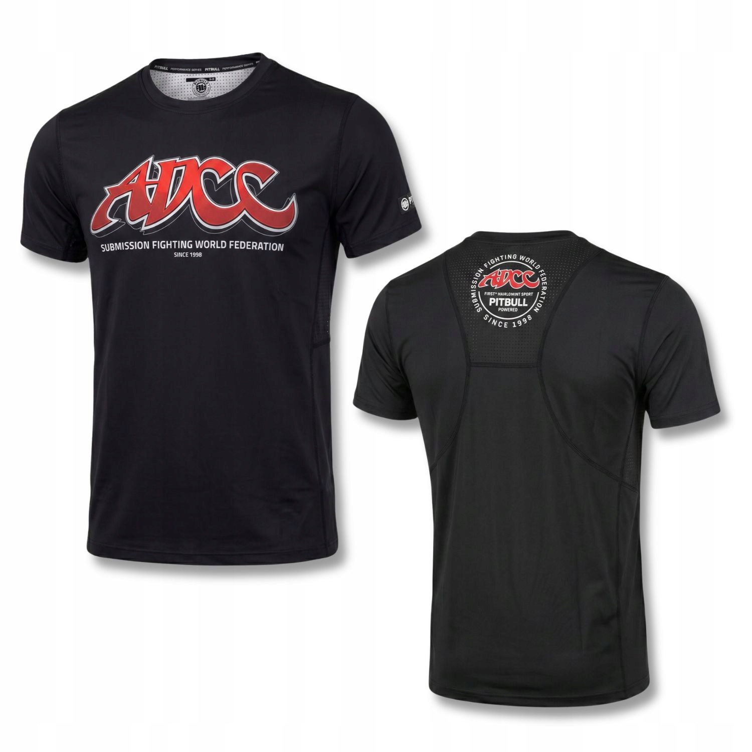 Męska Koszulka techniczna Pitbull treningowy sportowy t-shirt Mesh Adcc