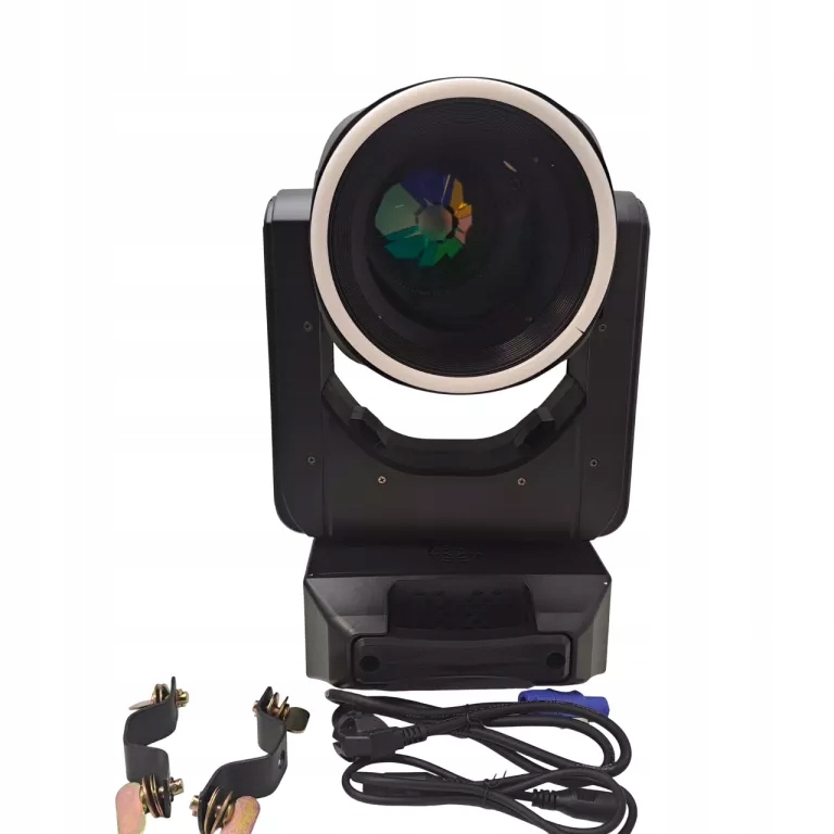 GŁOWA RUCHOMA LED OŚWIETLENIE SCENICZNE 300W BEAM RING LED RGB LIGHT4ME