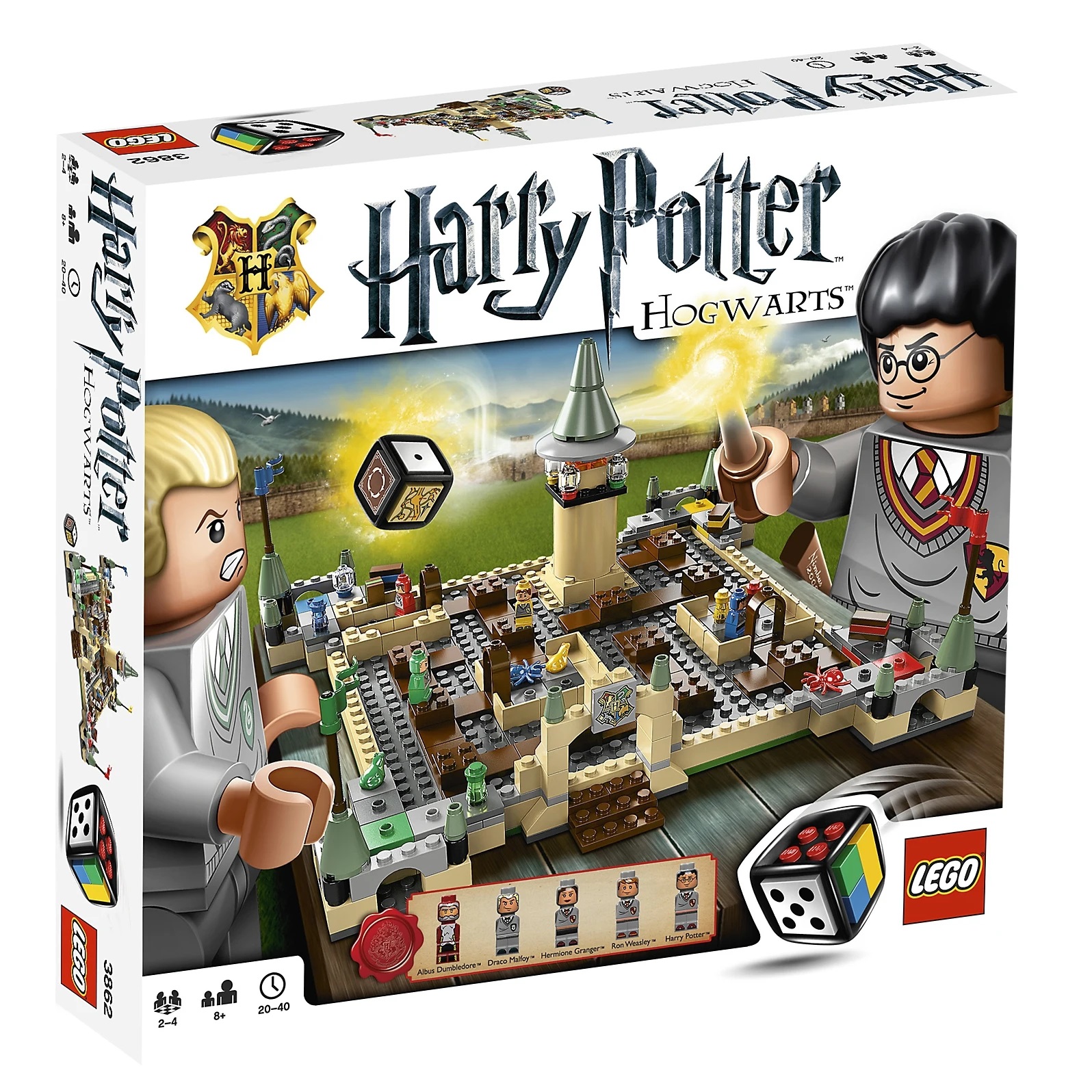 Lego Harry Potter Hogwarts 3862 gra planszowa MISB