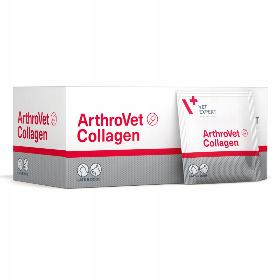 Vet Expert ArthroVet Collagen 60 szt. Preparat z Kolagenem Dla Psów i Kotów