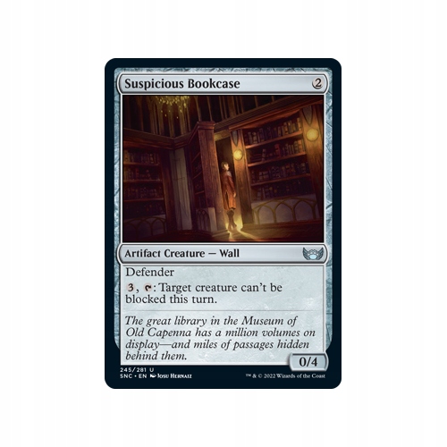 Mtg 4x Suspicious Bookcase (Uncommon)