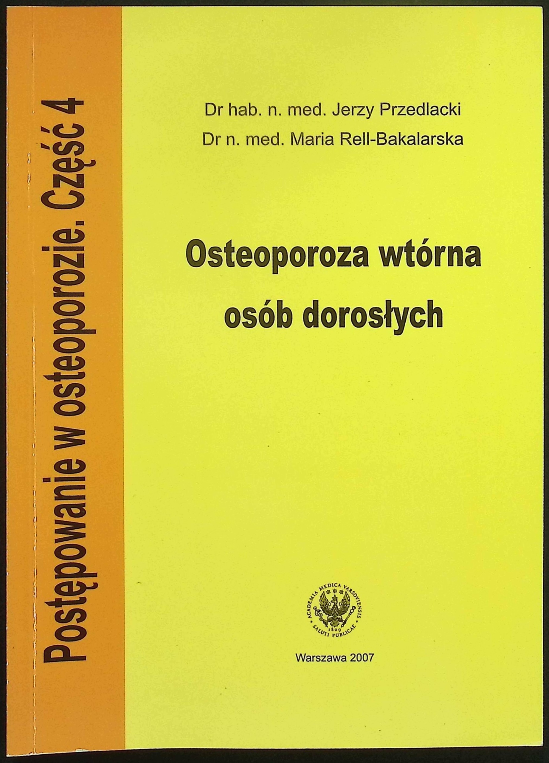 Osteoporoza wtórna osób dorosłych