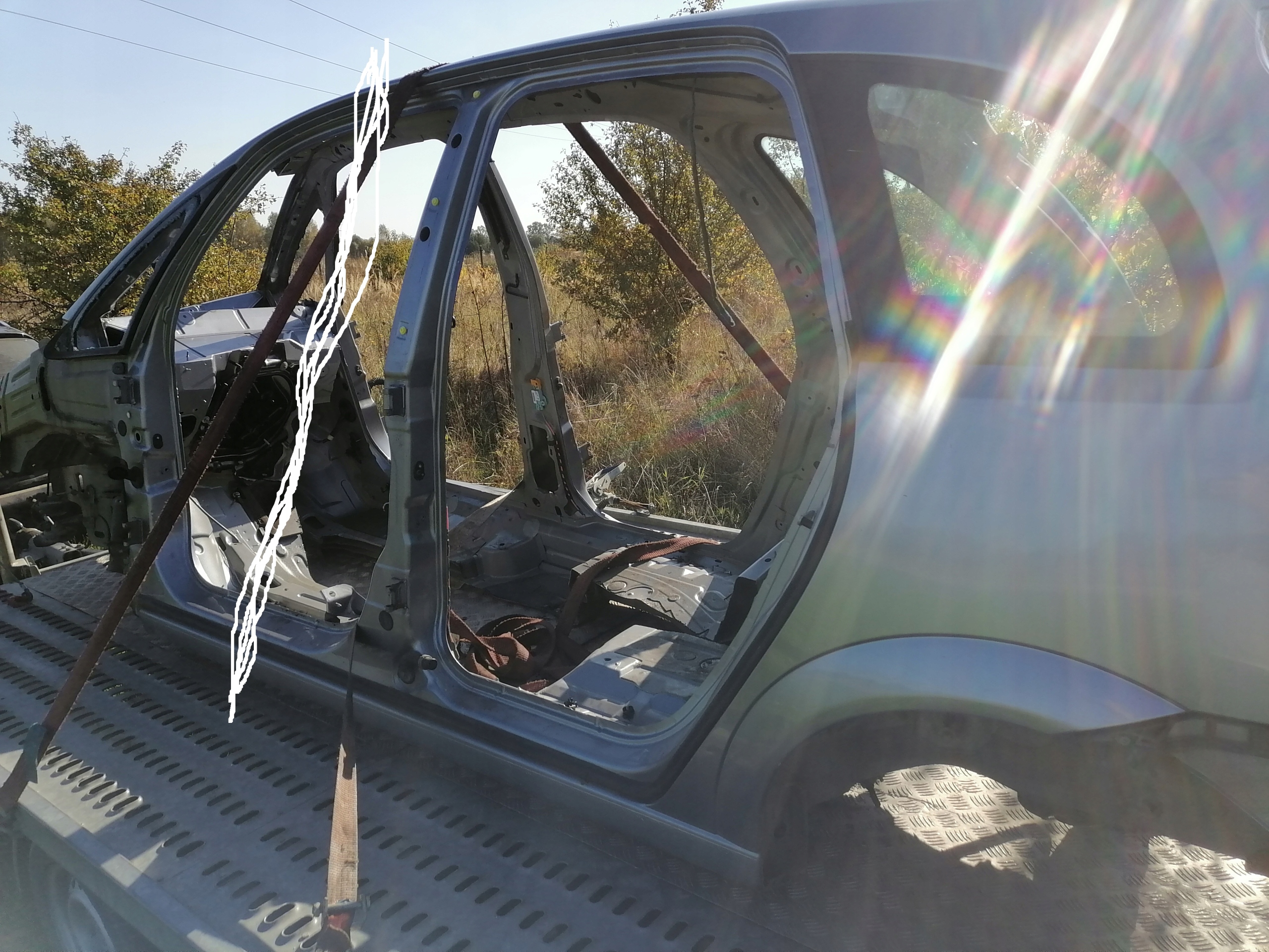 čtvrtka levá práh sloupek levý OPEL MERIVA A