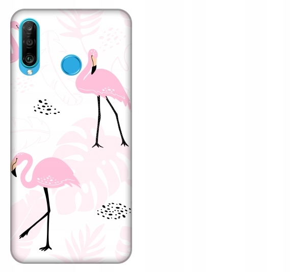 

Etui pokrowiec Huawei P30 Lite Flamingi lato tropi