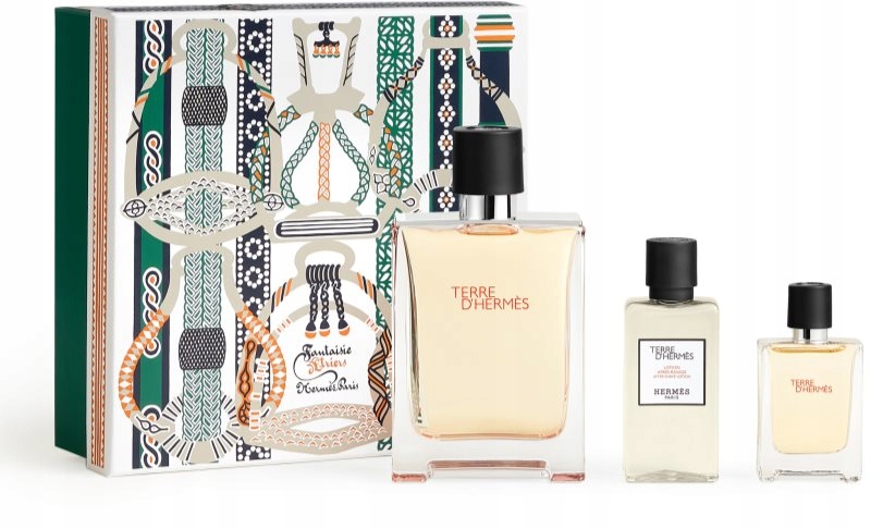 ZESTAW PREZENTOWY HERMES TERRE D'HERMES 100ML WODA TOALETOWA + 12,5ML+ 40ML