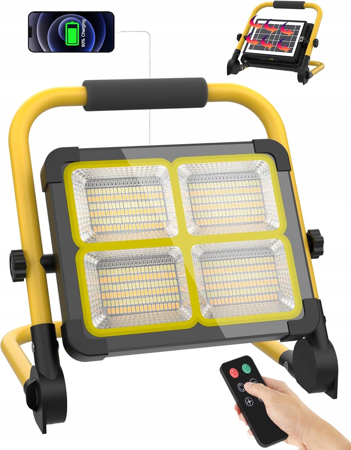Pracovná Lampa Stavebný Reflektor Masmejor Led Reflektor 160W Solárny Pro