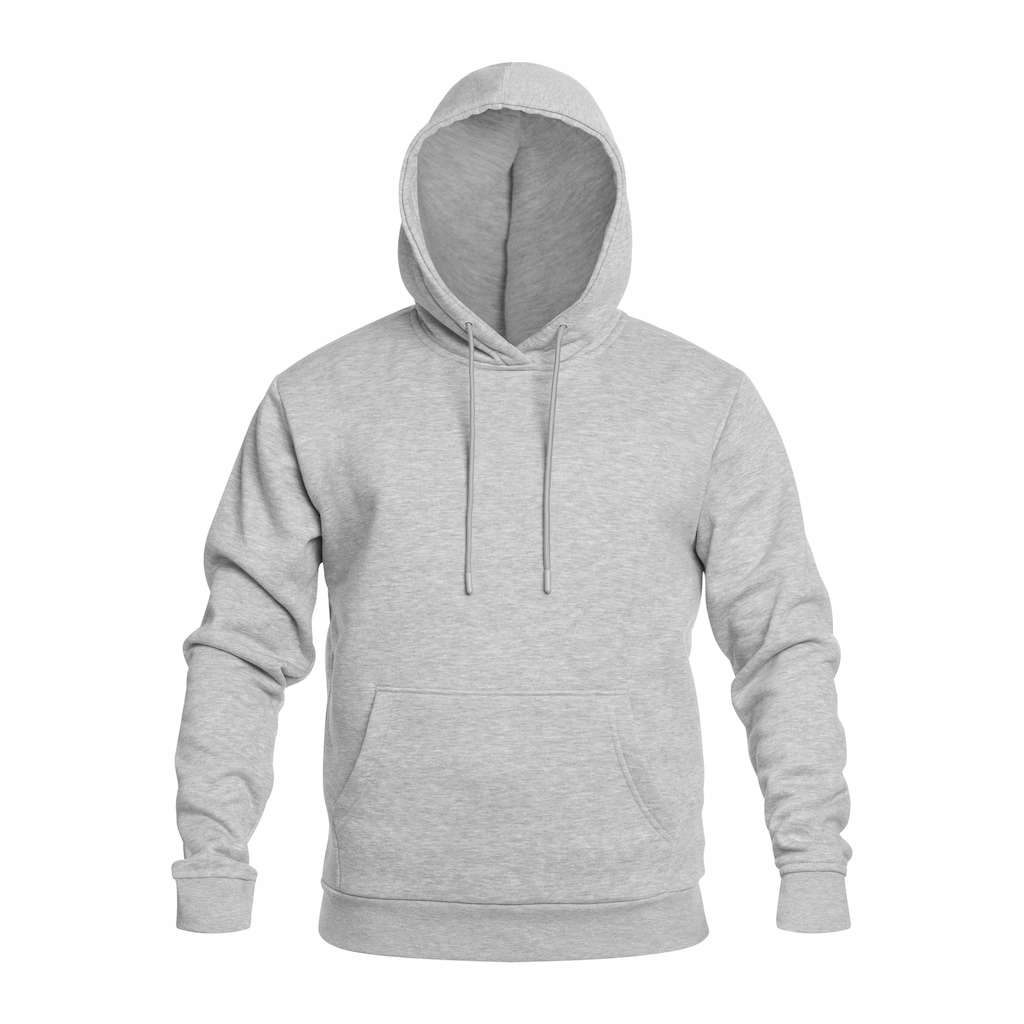 Mikina Pánská mikina s kapucí Brandit šedá melanžová M