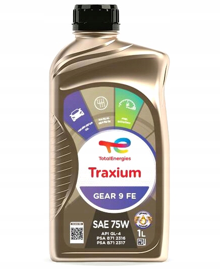 Olej przekładniowy Total Traxium Gear 9 Fe 75W 1L