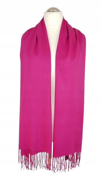 491 ELEGANCKI SZAL MOCNY RÓŻ CASHMERE